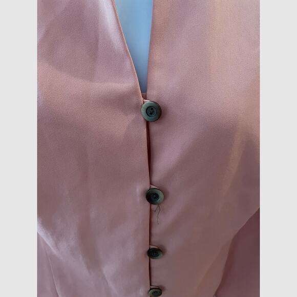 DANA KAY, SIZE 22W, PEACH JACKET, BUTTON DOWN - Picture 3 of 3